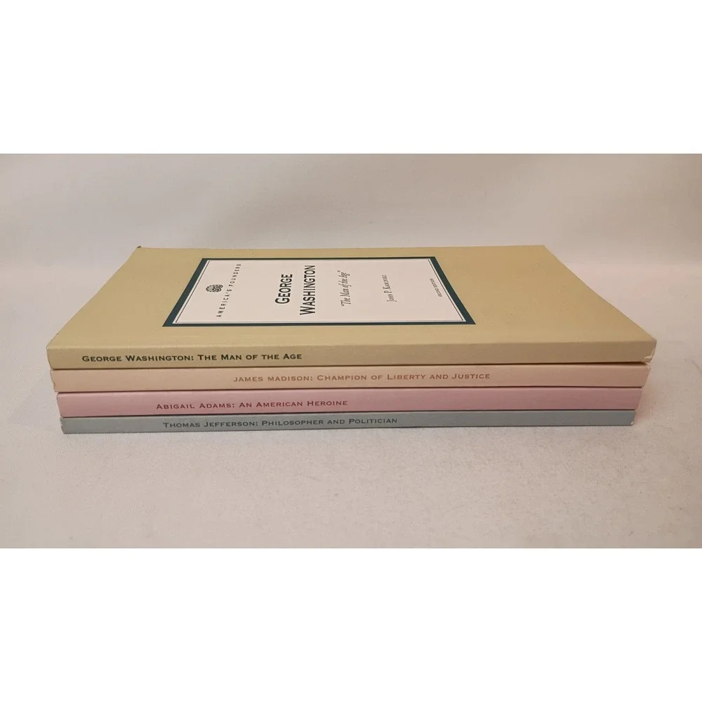 America's Founders by John Kaminski Book Lot of 4 - Washington, Madison, Jeff...